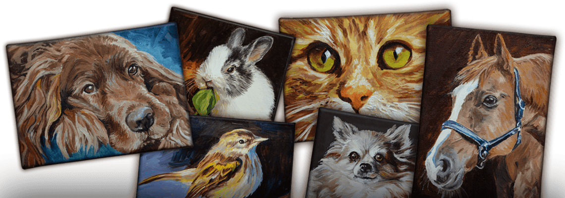 Pets Oil Paintings